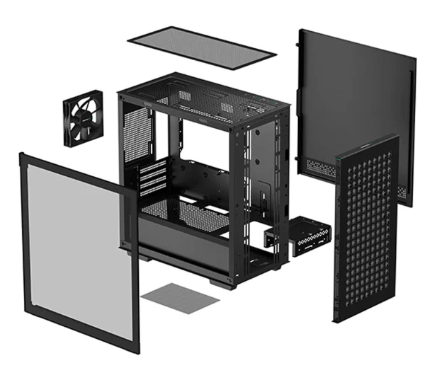 Deepcool Obudowa Deepcool CH370 czarna (R-CH370-BKNAM1-G-1) R-CH370-BKNAM1-G-1 R-CH370-BKNAM1-G-1              - 1163779 - zdjęcie 4